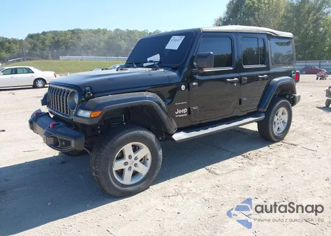 2019 Jeep Wrangler Unlimited Sahara 4X4 из США, поврежденный, VIN 1C4HJXEG5KW528406